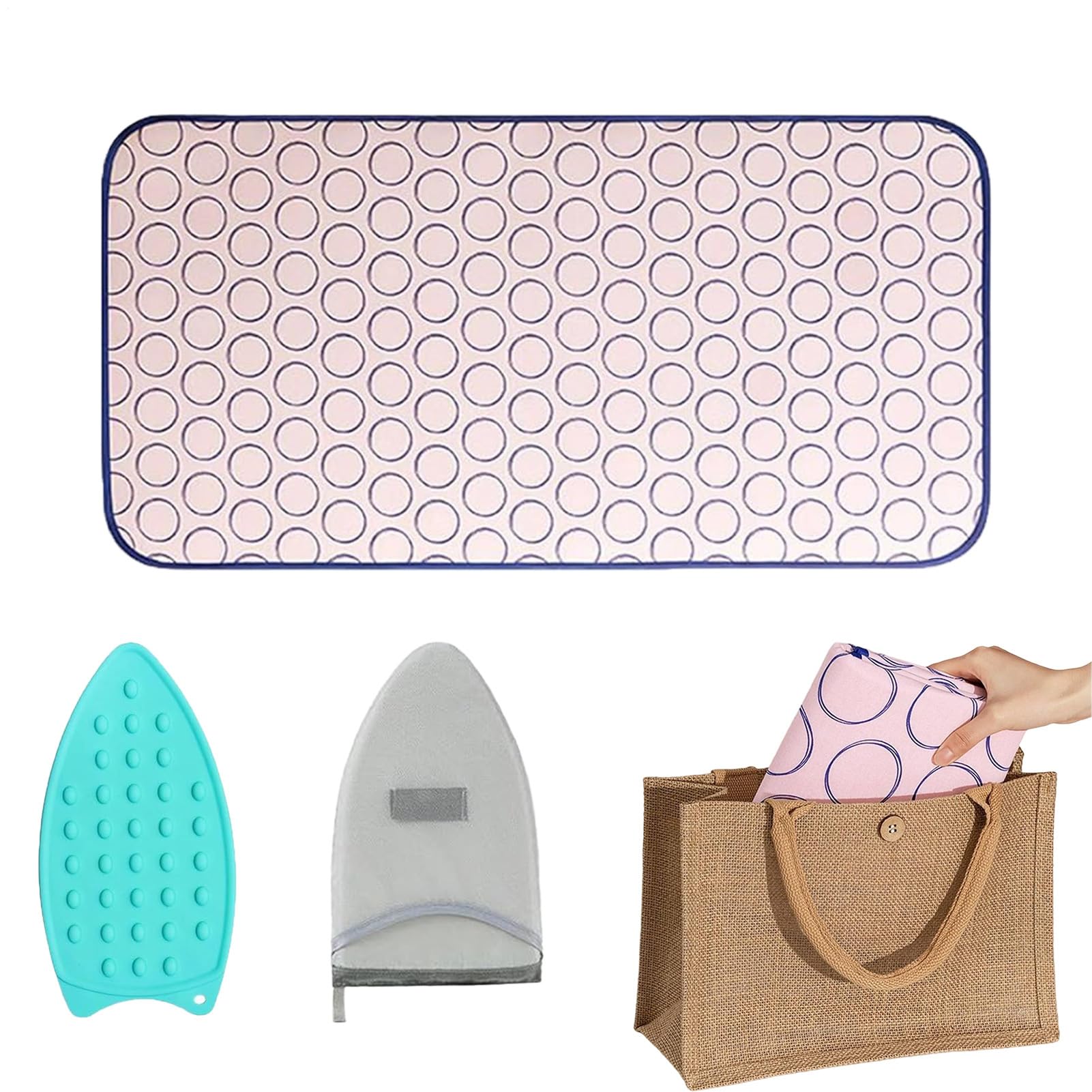 Tappetino da Stiro per Tavolo Coperta Da Stiro Portatile Cucito Quilting | Stuoia Stiro Per Tavolo Da Cucito, Forniture Quilting, Casa, Viaggio, Appartamento, Dormitorio, Piano Lavoro