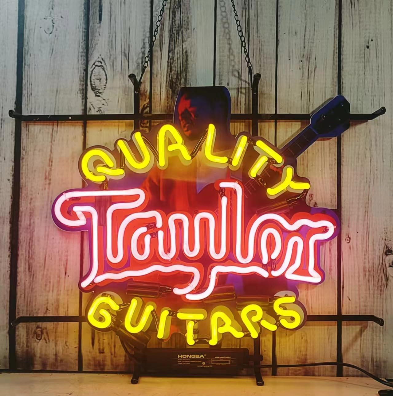 Neon Signs for Wall Decor 20x24inch Margaritavilles Paradise Parrot Palm Tree Sign Beer Bar Pub Man Cave Business Glass Lamp Light Neon Tubing