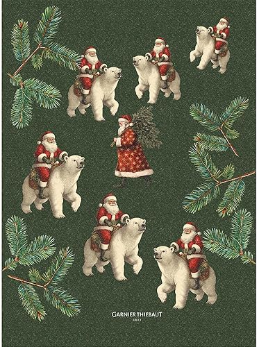 Miniatura 8 de Garnier-Thiebaut, Monochrome, Fusain French Prewash - Toalla de cocina y té, mezcla de algodón y lino