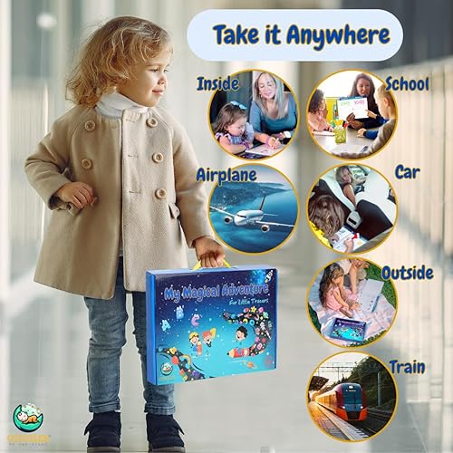 Miniatura 6 de Libro de trabajo de aprendizaje preescolar, libro ocupado, libro de trabajo de rastreo reutilizable, control de motricidad fina, materiales de