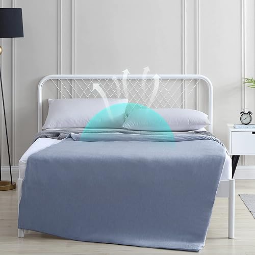 Miniatura 2 de EXQ Home Funda de edredón refrescante con peso de 48 x 72 pulgadas, funda de edredón suave de primera calidad para manta con peso con cremallera,