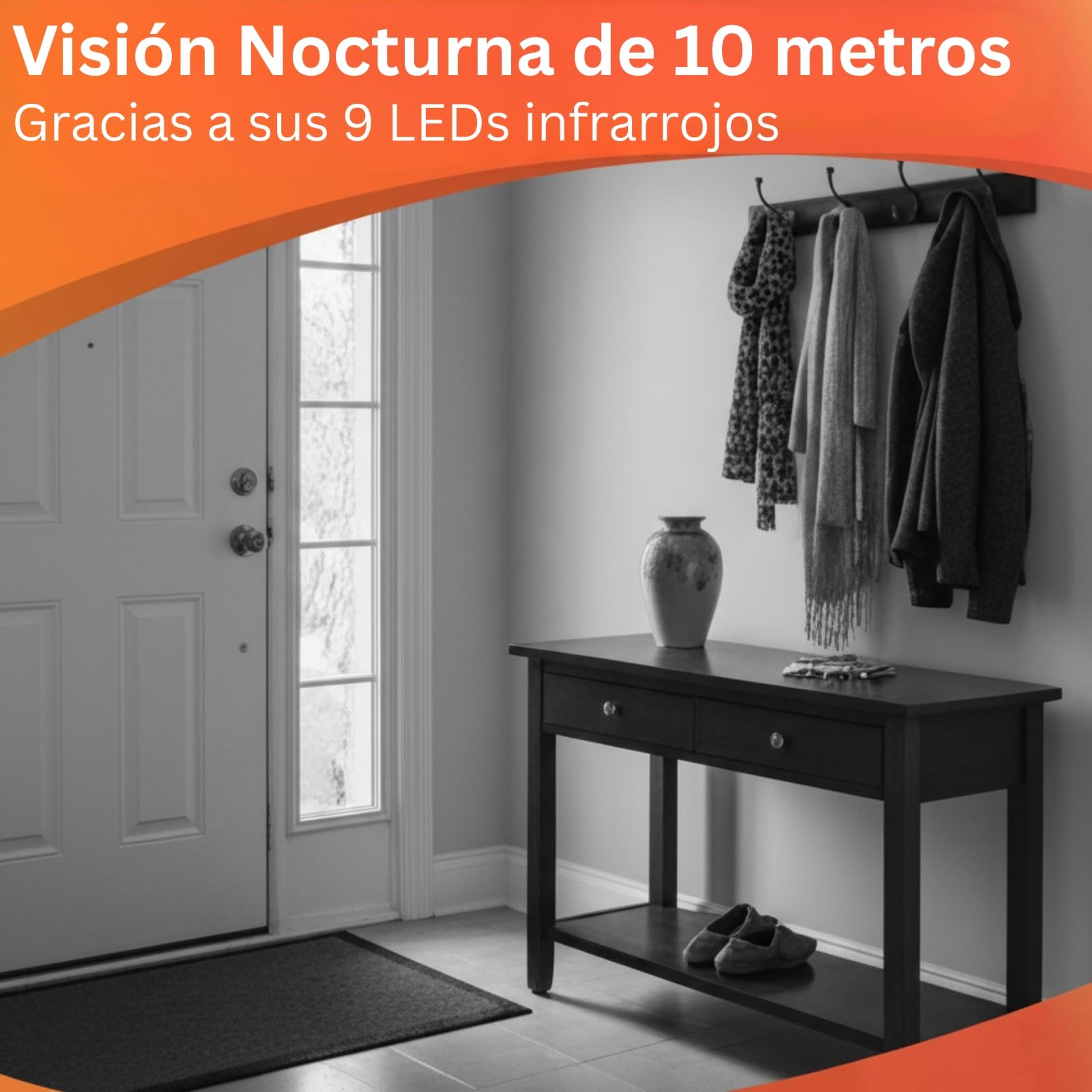 WIWACAM Camara Espia 2K Ultra HD WiFi, Camara para Ver En El Movil, Interior Mini Cámaras, Vigilancia Hogar, Mascotas y Niñera, Detección de Movimiento, Batería de 2600 mAh, Visión Nocturna, 7 Plus