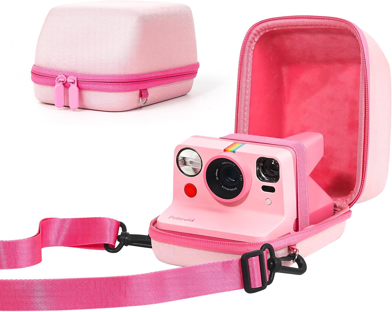 Camera Case for Polaroid Now/Now+/I-Type/Flip Instant Camera, Pink
