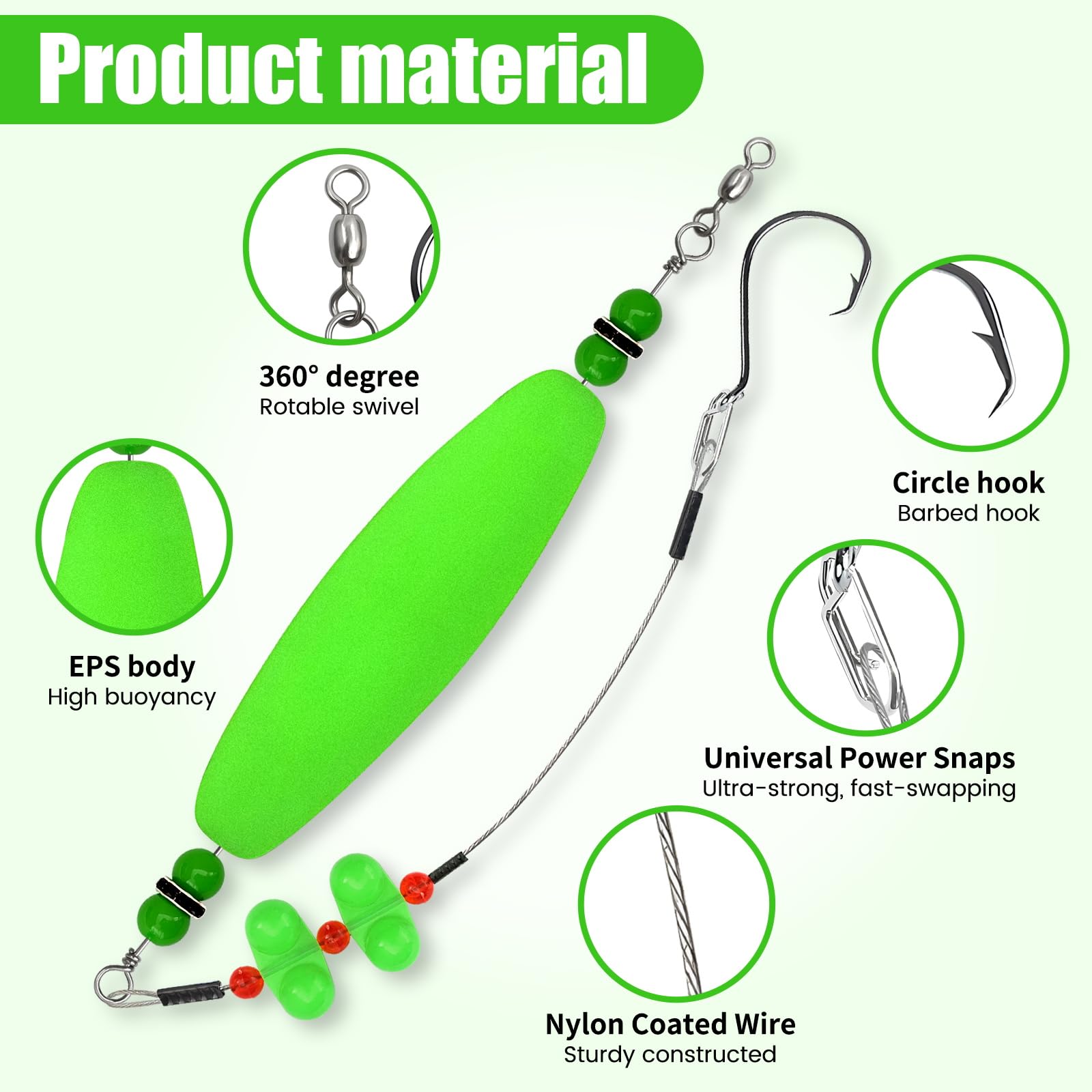 Gourami Catfish Float Rigs,Catfish Rattling Line Float