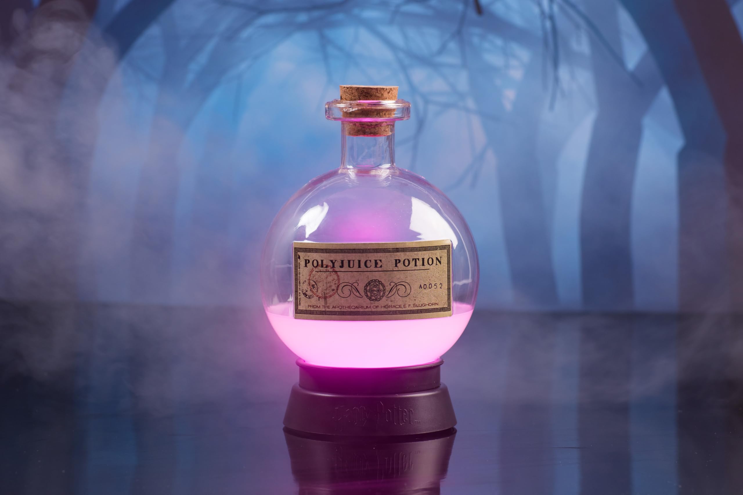 WONDEE Harry Potter Lampada da Tavolo e Luce Notturna Pozione Mágica, Harry Potter Gadget Ufficiale, Harry Potter Regali per Donna, Uomo, Bambino e Bambina, Regalo Decorazione Magica (Lungo)