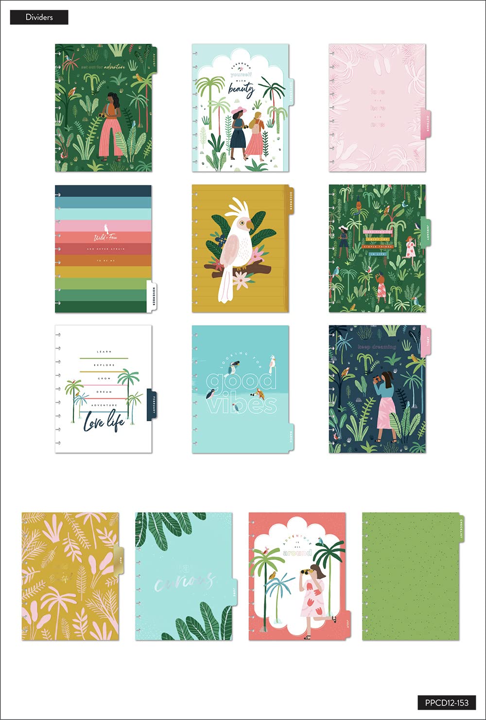 Buy The Happy Planner Classic Sized 12 Month Teacher Planner Wild