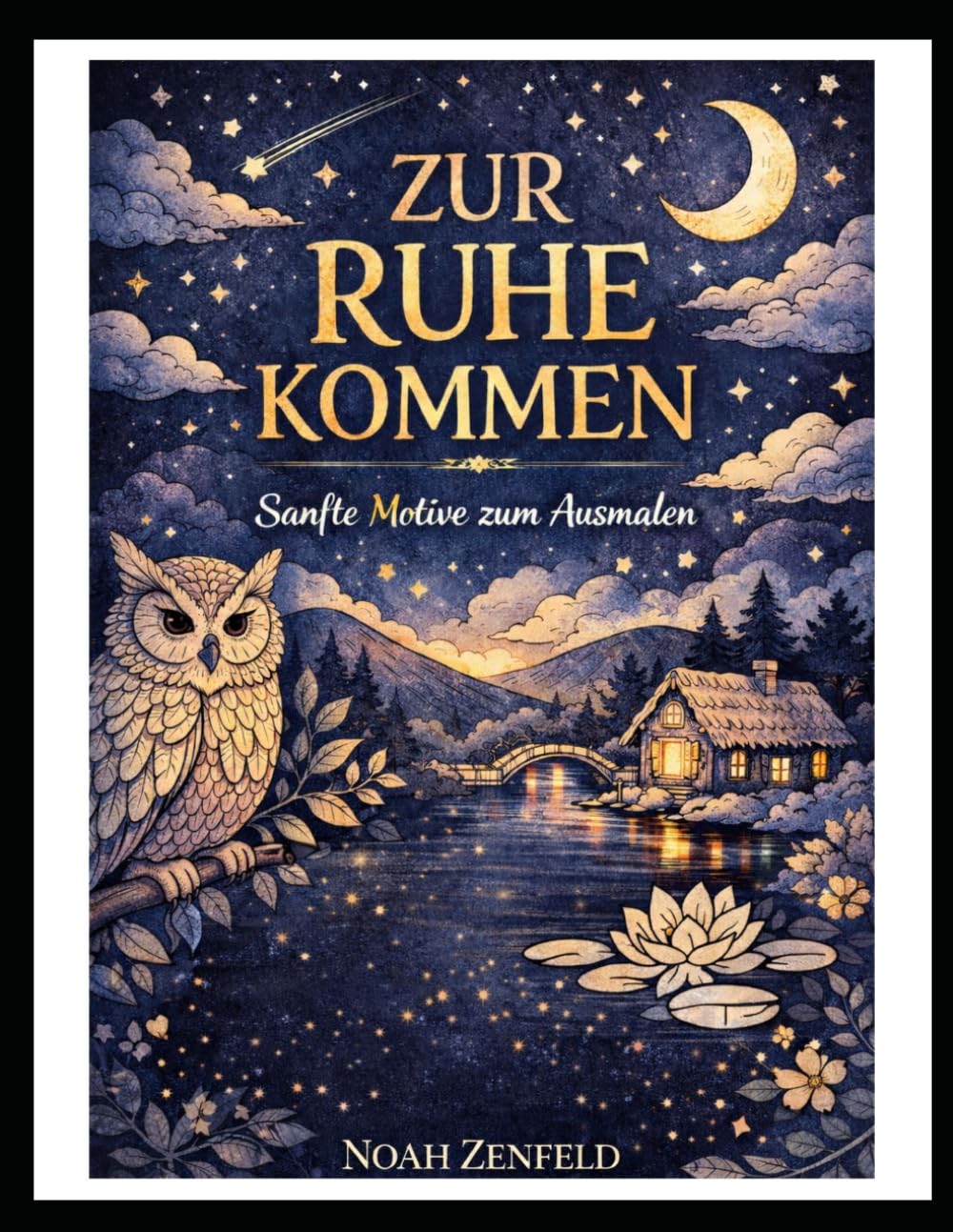 Zur Ruhe kommen: Sanfte Motive zum Ausmalen (Ruhige stressfreie Abende mit Noah Zenfeld)