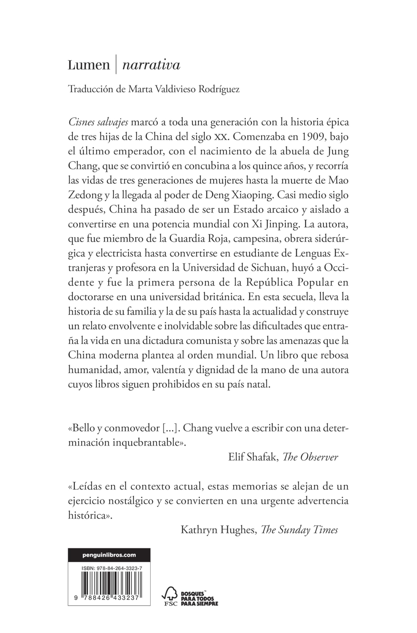 Vuelan los cisnes salvajes: Mi madre, China y yo