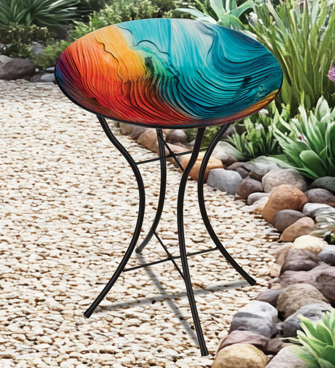 Regal Art & Gift Swirl Birdbath