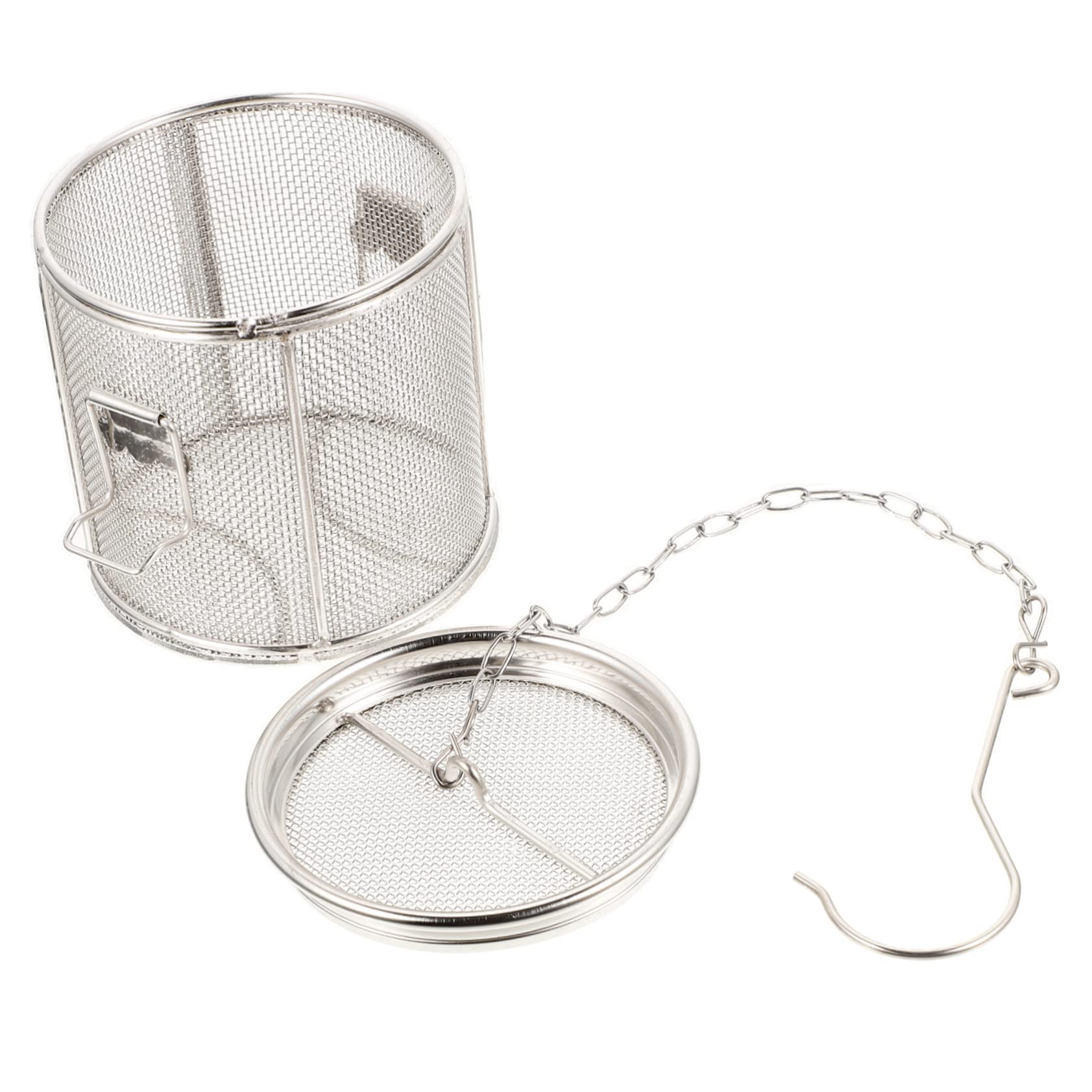 TEHAUX Stainless Steel Spice Seasoning Strainer Infuser for Steeping Pot for Cooking and Brewing Tea Durable and Easy to Clean
