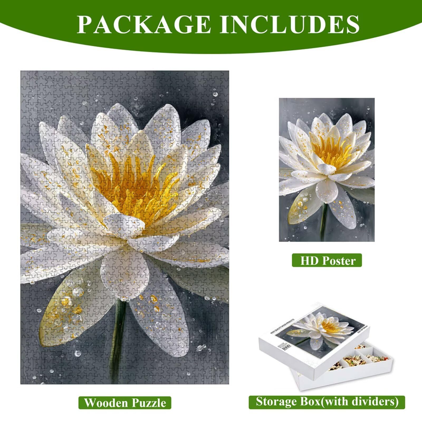 Puzzle 1500 Piezas Adultos Flor & Amarillo, Rompecabezas con Letras Traseras y Póster, Pasatiempo Antiestrés, Decoración de Pared, Regalo Decorar Mujer Hombre 87 x 57 cm (14 Años +) P3#1156