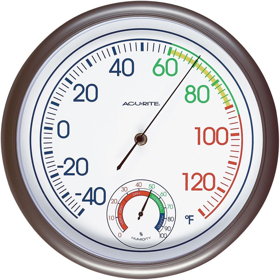 AcuRite 02362 11-Inch Thermometer and Hygrometer
