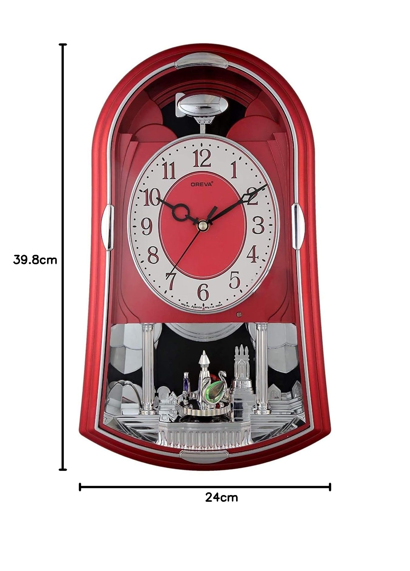 Buy Oreva Plastic Rotating, Swinging and Musical Pendulum Wall