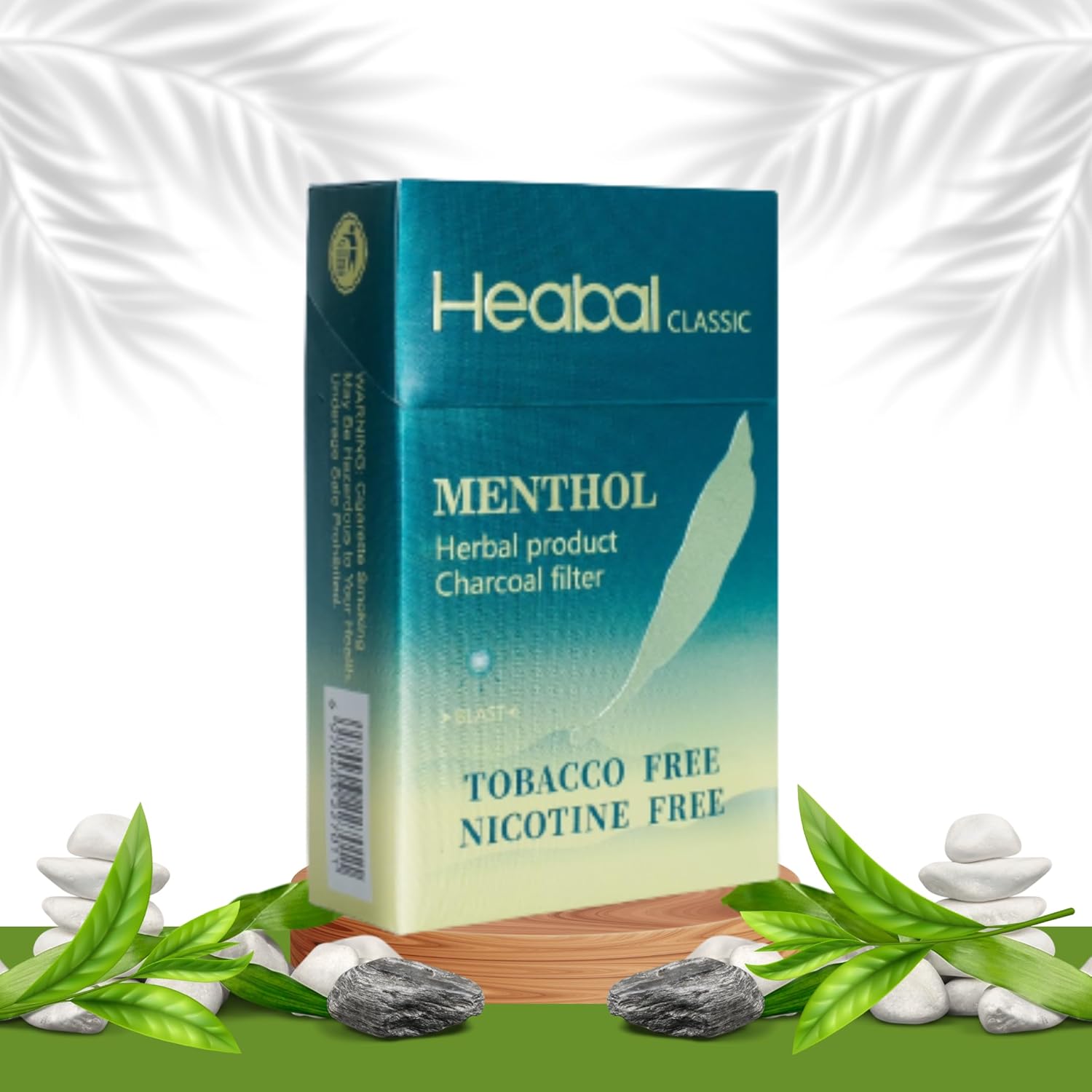 Buy Heabal Green Tea Cigarette 100 Tobacco & Nicotine Free Smoke, for Relieve Stress & Mood