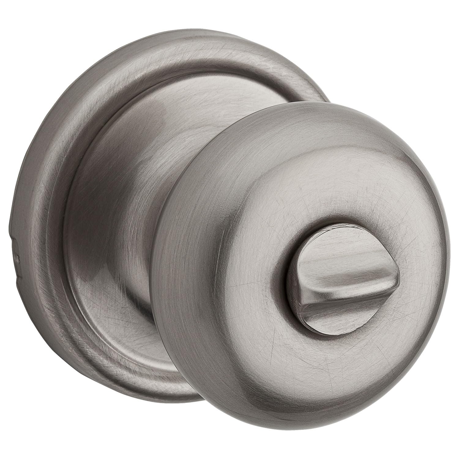 Kwikset Hancock Satin Nickel Privacy Door Knob -6