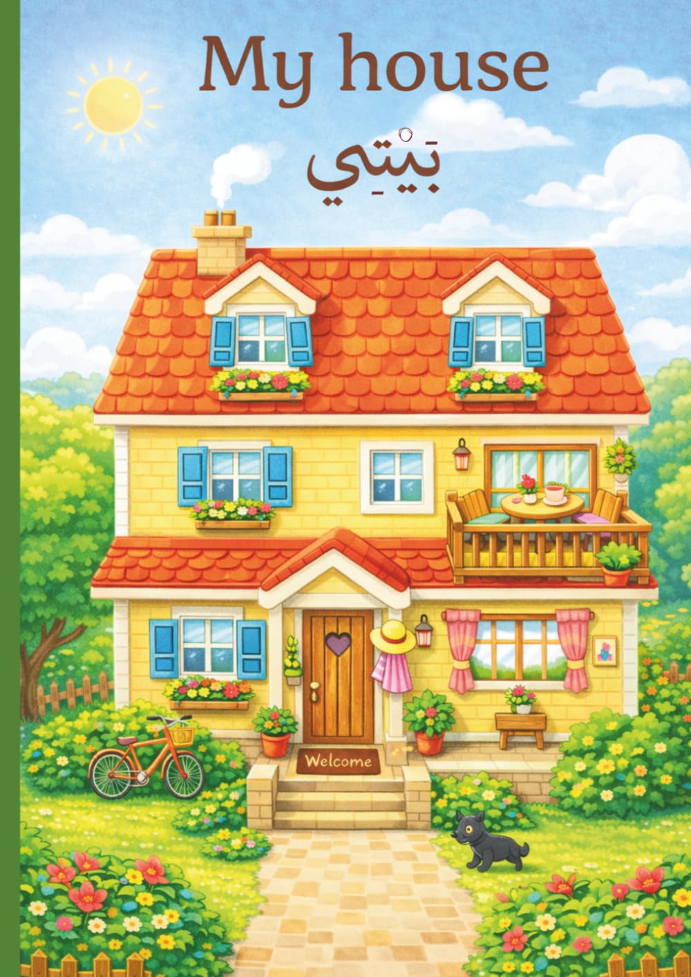 My House – بَيْتِي: A Bilingual Arabic–English Vocabulary Book for Kids with Fun Review Activities
