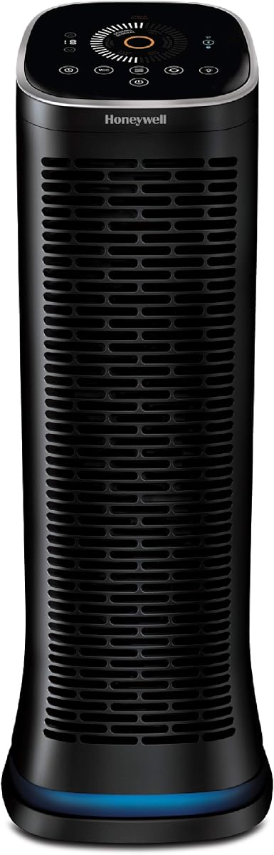 Air Genius Air Purifier for Home, Large Rooms up to 1268Ft² with Permanent, Washable Filter, Reduces Dust, Pollen, Pet Dander, Odors, Smoke, Black, HFD360 | Covers up to 1,268 sq. ft., permanent washable filter, reduces dust, pollen and odors