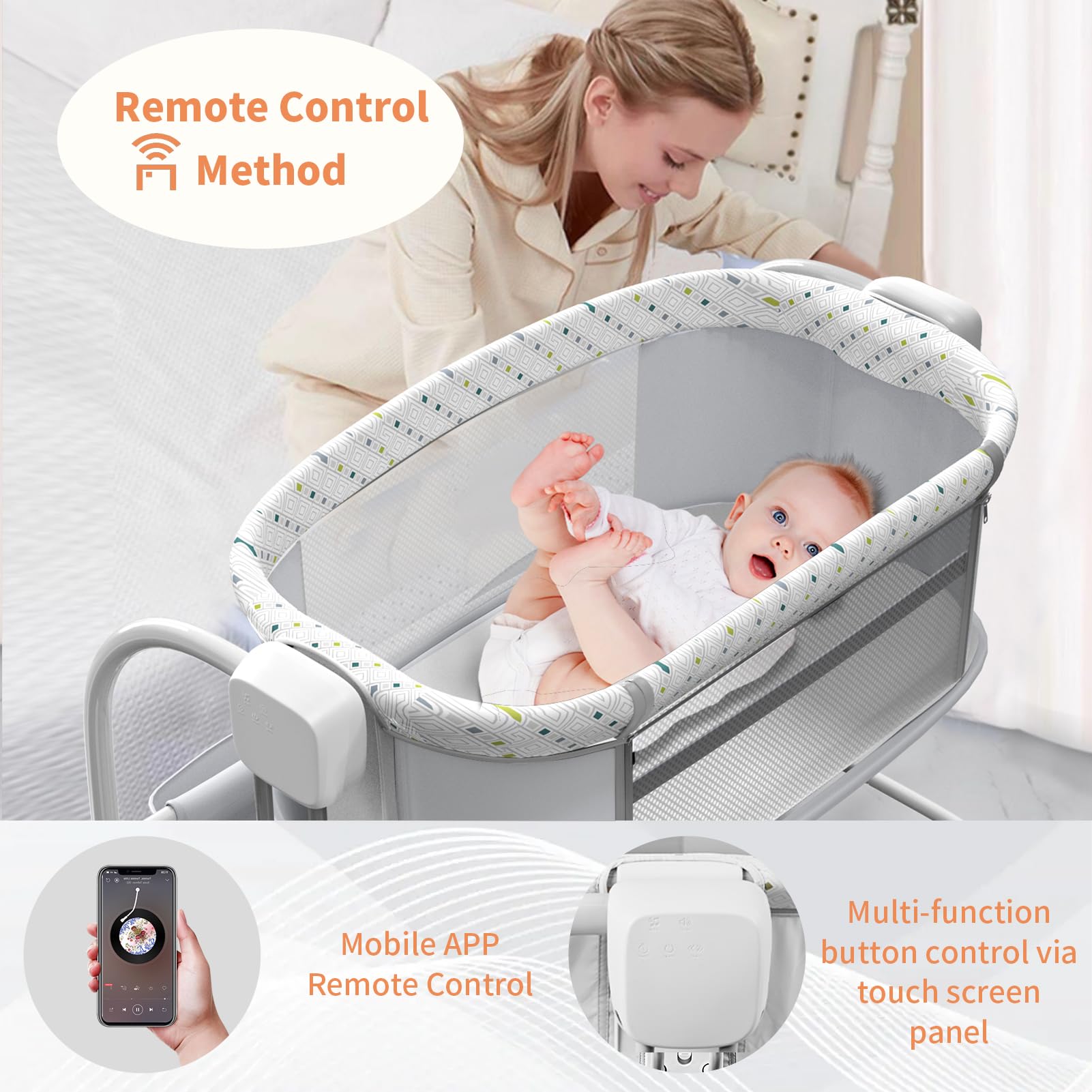 Cama Cuna Bebe De A Años Cuna Mecedora Bebe Cuna Elu00e9ctrica