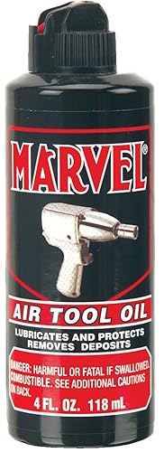 Marvel Mystery Oil 080 Aceites para herramientas neumáticas, 4 onzas, botella (paquete de 12)