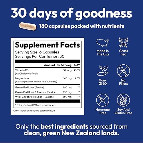 Miniatura 5 de Restauración dental para adultos con soporte remineralizante de encías, 180 cápsulas fabricadas en Estados Unidos, vitaminas dentales para dientes