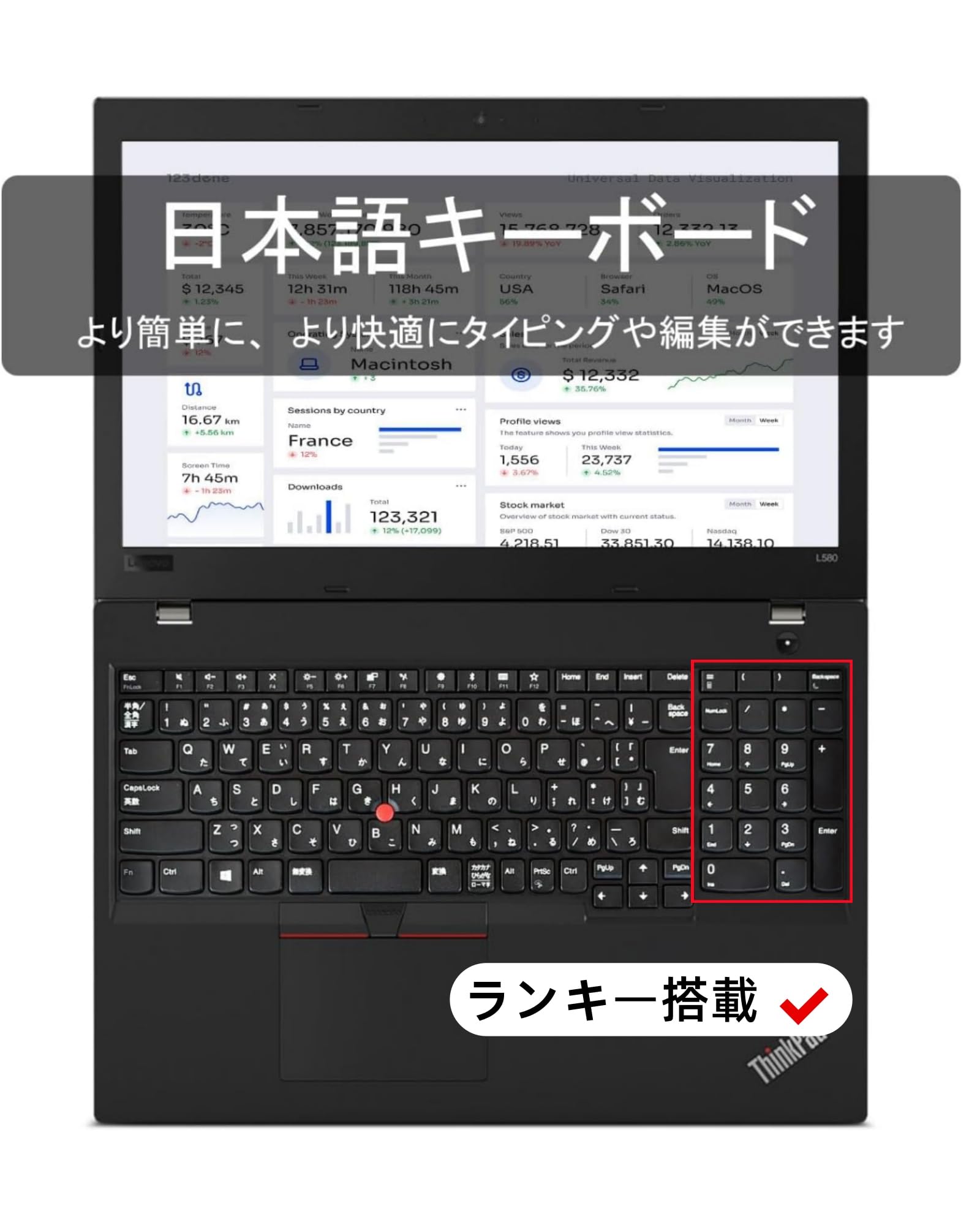 Amazon.co.jp: 【整備済み品】ノートパソコン Thinkpad L590 15.6