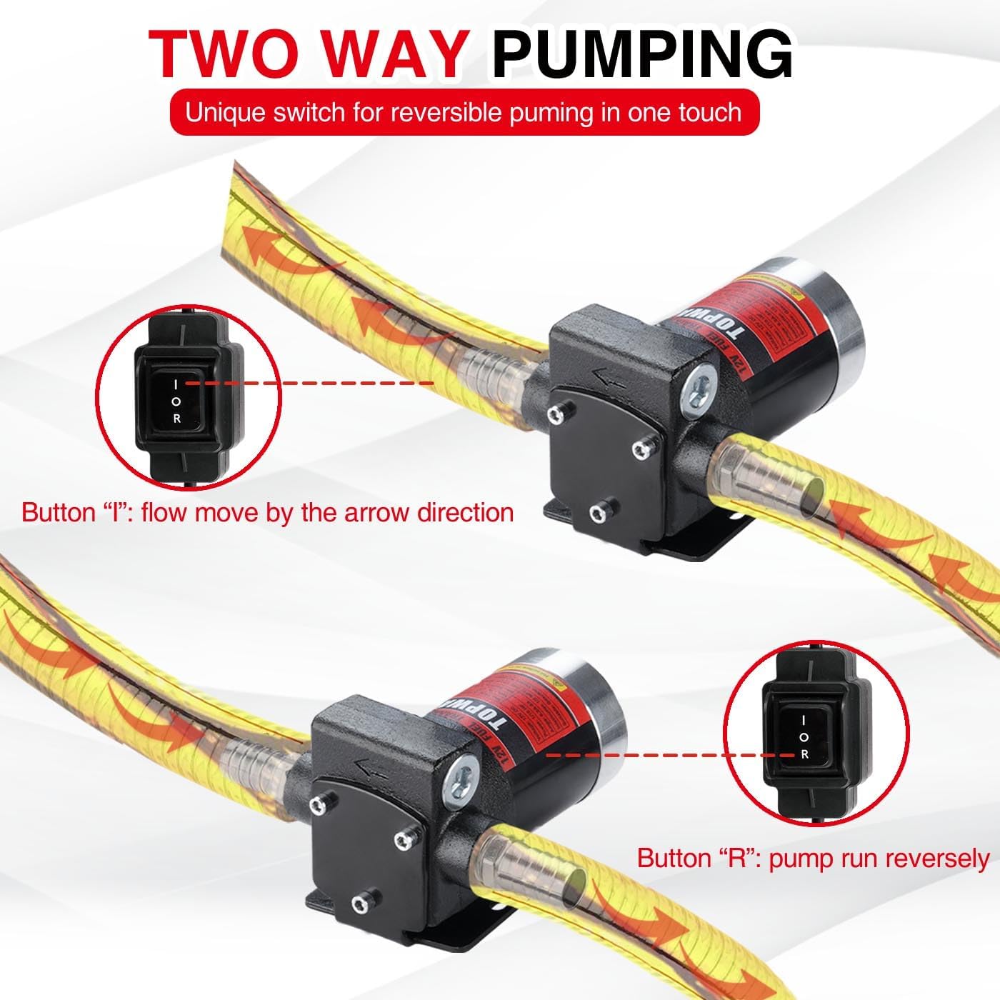 TOPWAY Fuel Caddy Dual Pumping Modes
