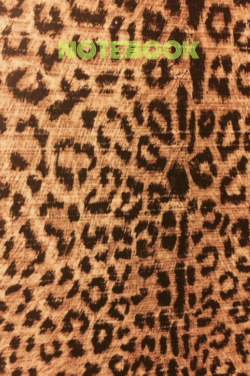 A5 Notebook: Leopard Print pattern.