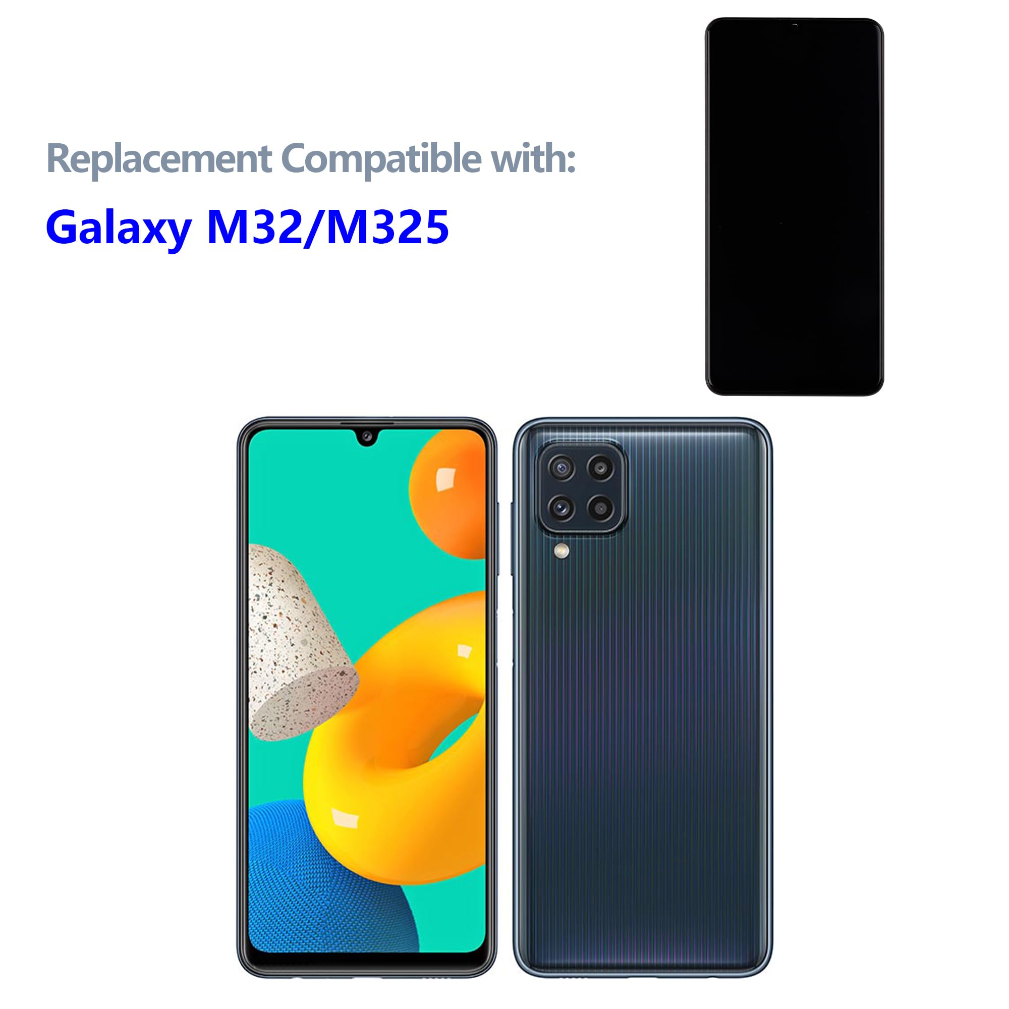 Amazon.com: SWARK LCD Display Compatible with Galaxy M32 [6.4-inch