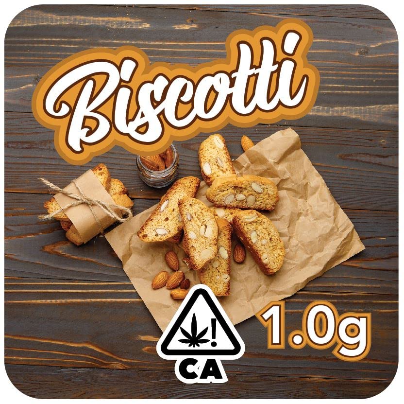 Square Strain Label Stickers for 9ml Jars - 1.375 inch Square Labels (BISC)