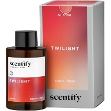 Scentify Holiday Twilight Aroma Oil Christmas Refill Scent for Oil Diffusers - Apple, Spice, Clove, Citrus - Luxurious Relaxing Aromatherapy Fragrance 100ml, 3.38oz