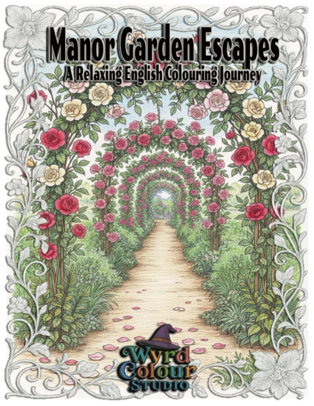 Manor Garden Escapes: A Relaxing English Colouring Journey