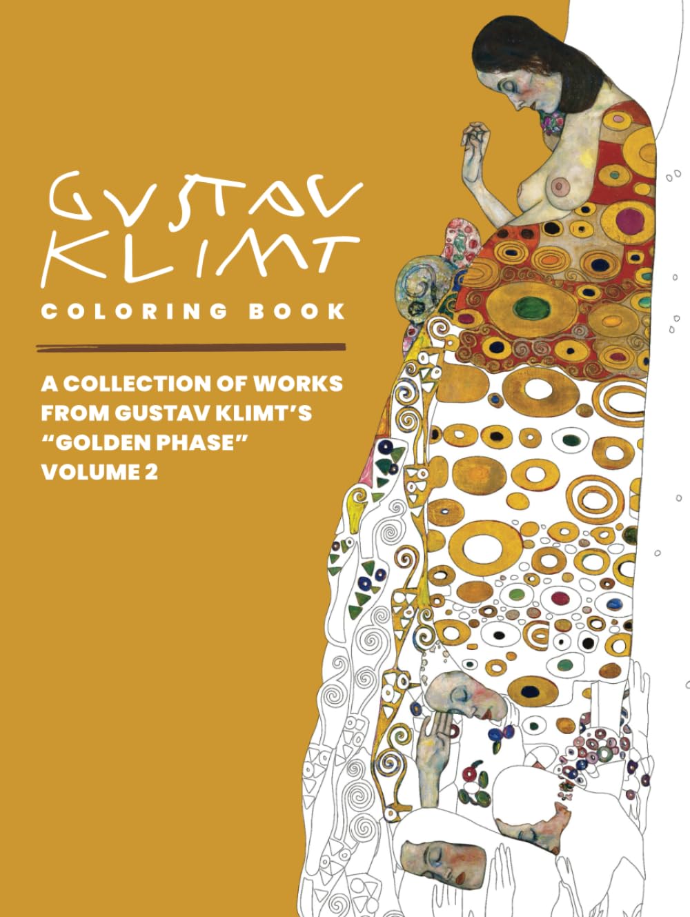 Livre de coloriage Gustav Klimt Volume 2 idée cadeau pour passionné d'art