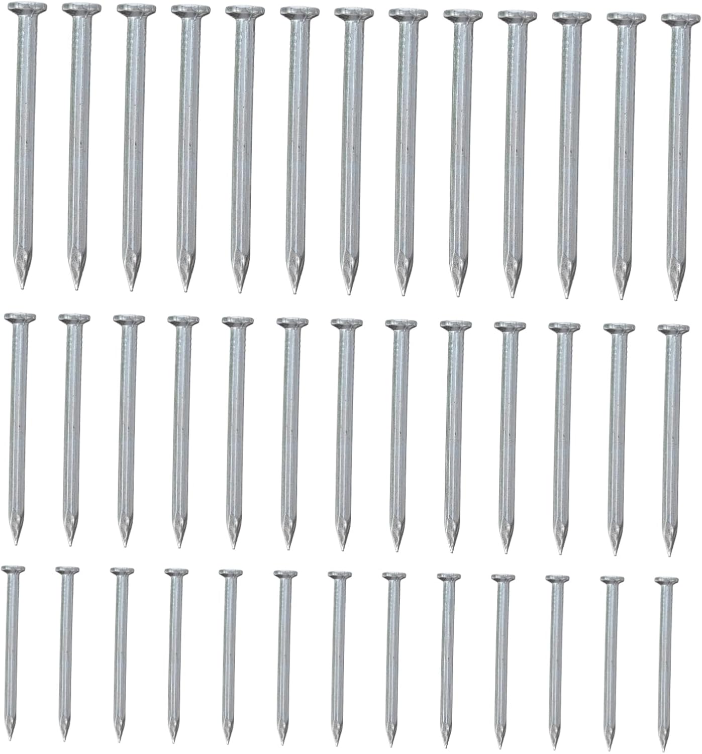 515pcs Galvanized Concrete Wall Nailer 40mm-50mm for Hanging Painting and Wall Decor Projects