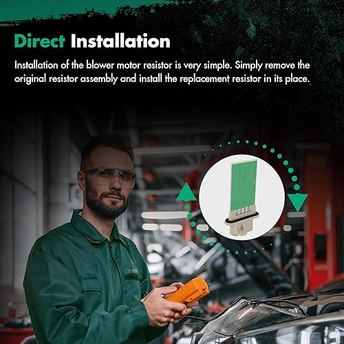 Miniatura 941 de SCITOO Resistencia de motor de ventilador HVAC para 2008-2013 para Chrysler 300/2008-2016 para Town & Country/2008-2010 para Dodge Charger/2008-2018