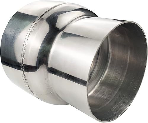 Miniatura 3 de Adaptador reductor de tubo de escape de 3 pulgadas de diámetro interior a 4 pulgadas de diámetro exterior de acero inoxidable 304 para conector