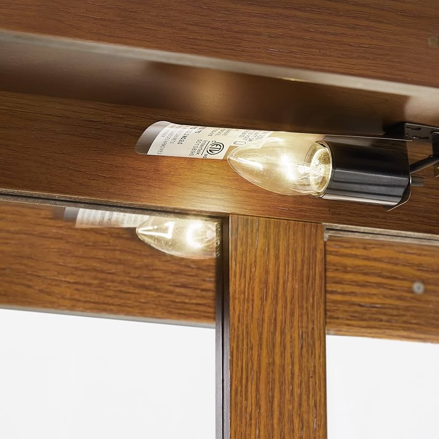 ダイニング　クリオキャビネット　アメリカ Amazon.com: Royard Oaktree Lighted Curio Cabinet with