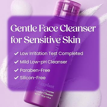 Papa Recipe Eggplant Eznyme Powder Cleanser, Pore Care, Hydrating, 1.7oz