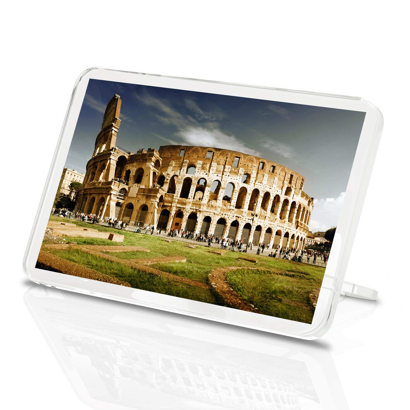 Destination Vinyl Magnets Multicolor 1 X Fridge Magnet -Rome Colosseum Classic Fridge Magnet - Flavian Amphitheatre Italian Gift #8979