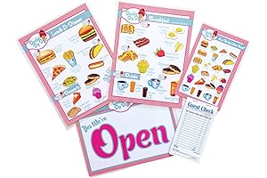 Pretend Master: Play Restaurant Menu/Diner Set
