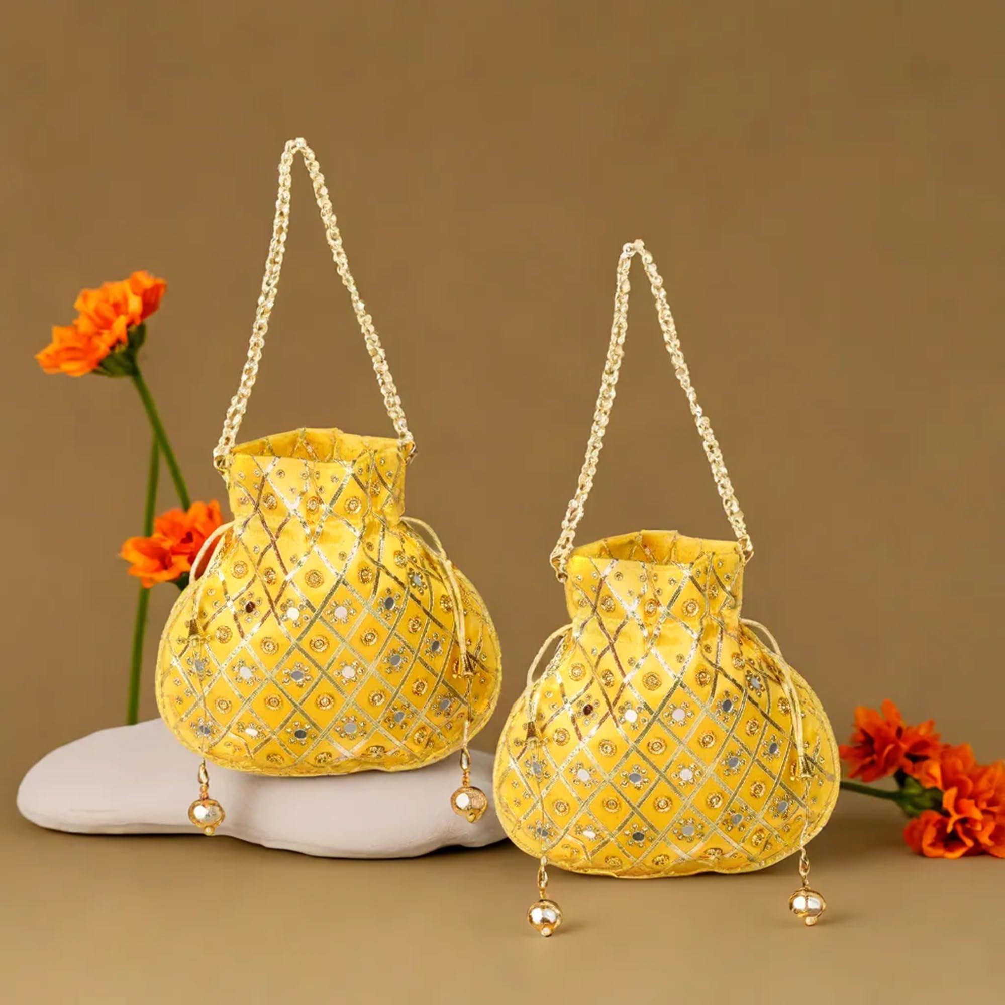 See full amazon price history chart for Kuber Industries Potli | Wedding Potli | Drawstring Potli with Handle | Wallet Potli | Christmas Gift Potli | Baby Shower Potli | Mirror Check-Shagun Potli | Pack of 2 | Yellow Kuber Industries Potli | Wedding Potli | Drawstring Potli with Handle | Wallet Potli | Christmas Gift Potli | Baby Shower Potli | Mirror Check-Shagun Potli | Pack of 2 | Yellow (B0CSCGTDC9) Amazon Price History, Amazon Price Tracker