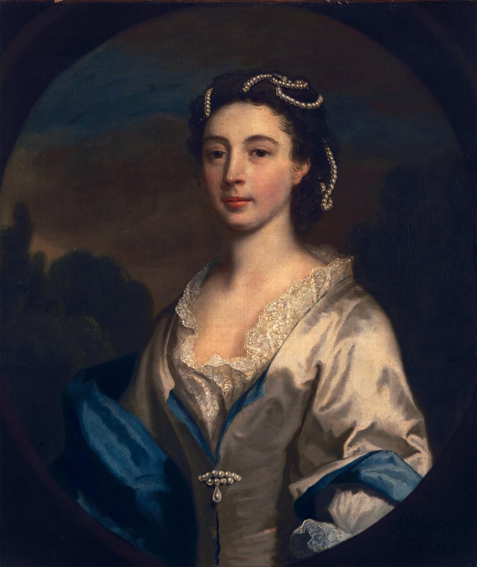 ARTXLXXBN Famous Painting Canvas Artwork Graffiti Print Frances West by Highmore Portrait Canvas Image for Home Decor 60x90cm