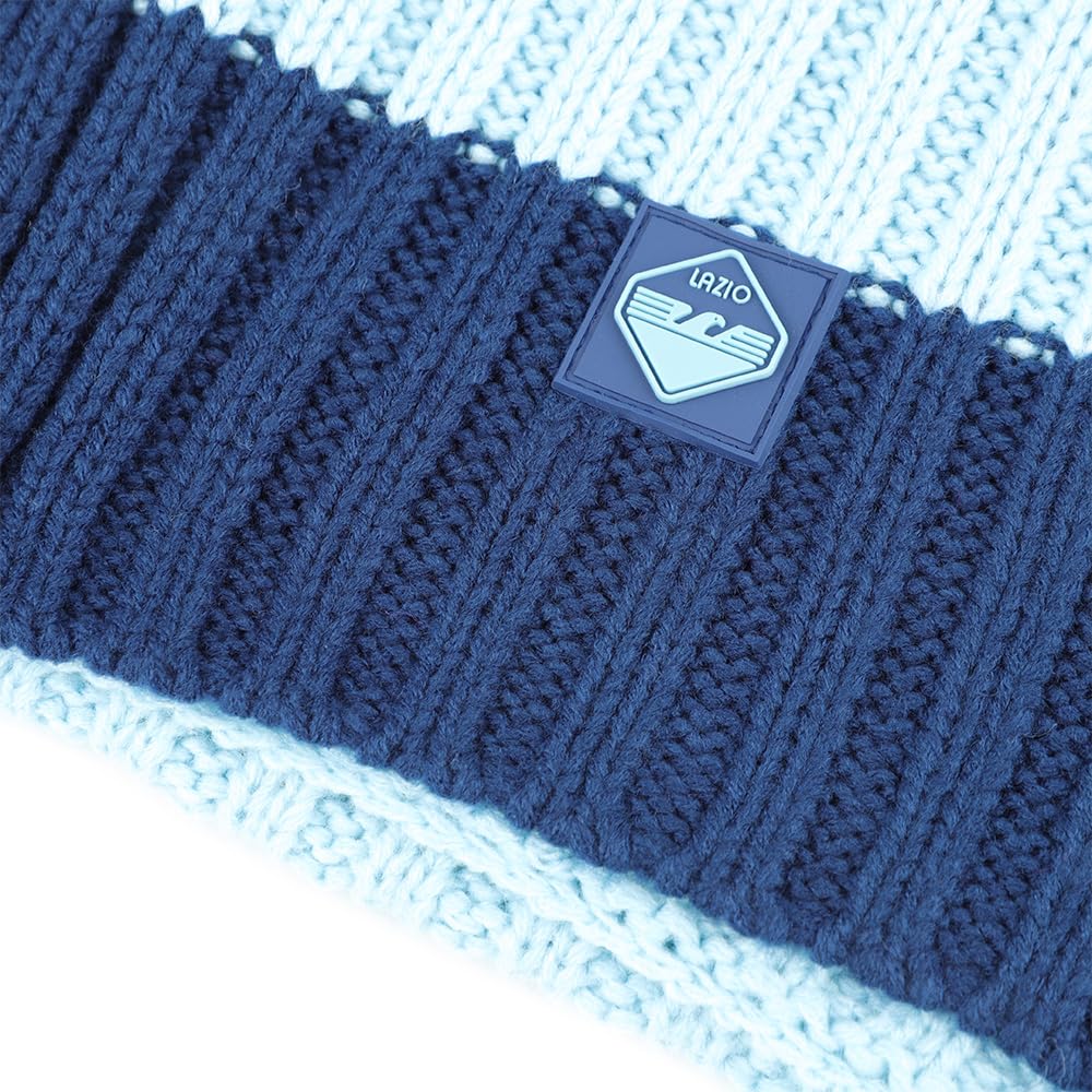 Sciarpa a maglia Righe 100% PC Prodotto Ufficiale LAZIO 173644