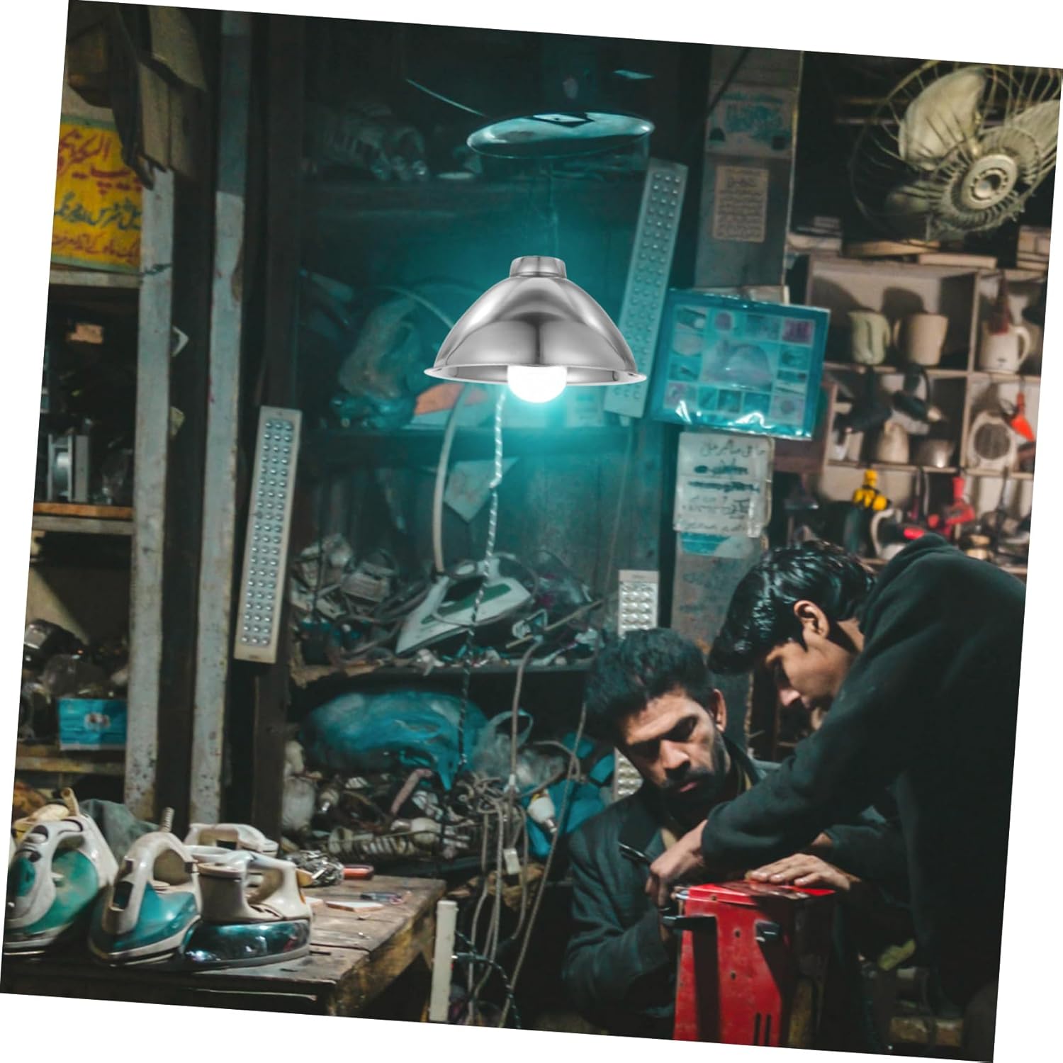 UPKOCH 2pcs Industrial Pendant Lamp Shade Retro Hanging Light Cover for Outdoor and Indoor Use and Stylish Replacement for Floor and Ceiling Lamps