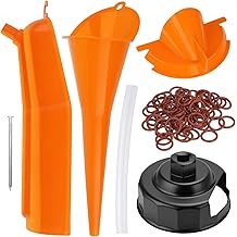 Oil Change Kit Fit for Harley, Oil Filter Cap Wrench, Crankcase Fill Funnel, Drip Free Oil Filter, Primary Case Oil Funnel, 50PCS Drain Plug O-Ring, Motorcycle Accessories Tool Fit for Harley Davidson
