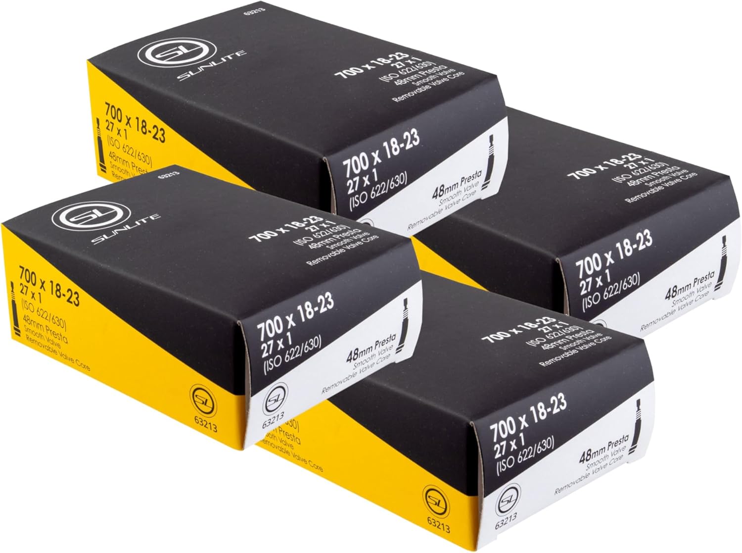 Street Fit 360 Tube, 700 x 18-23 (27 x 1) 48mm Presta, Sunlite Bicycles