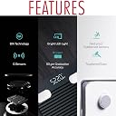 HealthSense Smart Bluetooth Weight Machine for Body Weight, Digital Body Fat Analyzer Machine & Body Composition Scale with APP, 13 Body Composition, LED Display & 1 Year Warranty - Fitdays BS 171 gallery image