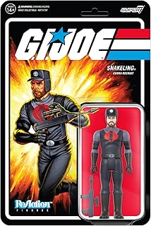 Super7 G.I. Joe Cobra Snakeling Factory Worker Beard (Pink) 3.75 in Reaction Figure
