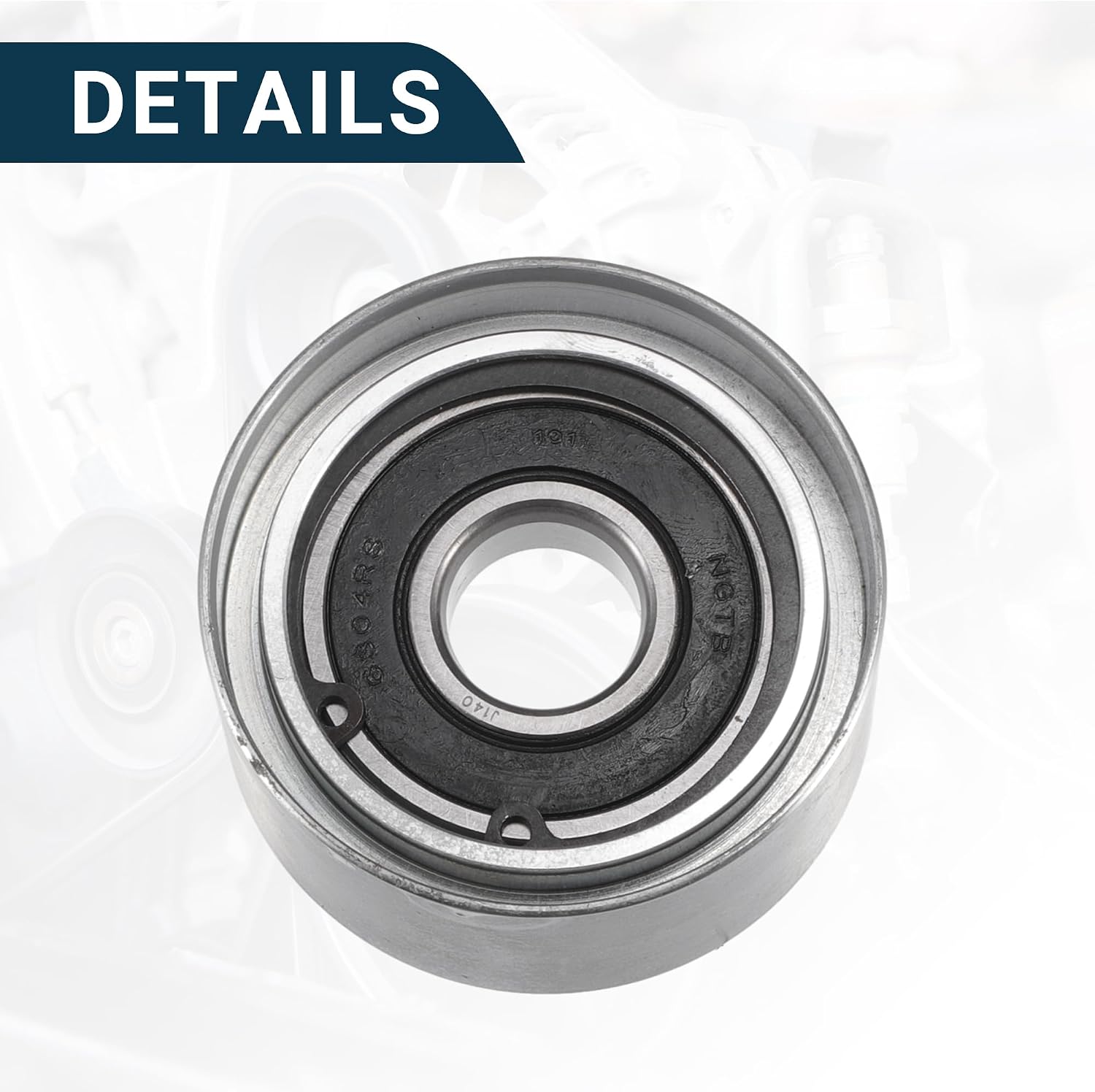 Belt Tensioner Assembly for VOLVO Durable No.3154314 | Inner Truck Accessory Drive Belt Tensioner Silver Tone 1 Pcs