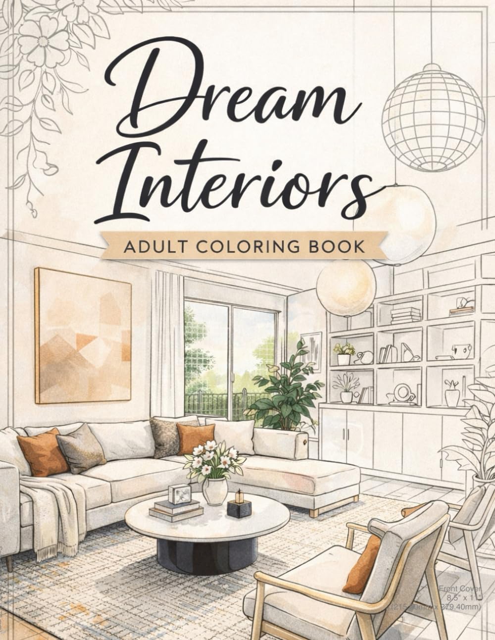 Dream Interiors: An Adult Coloring Book