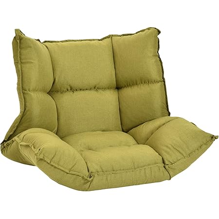 Amazon Co Jp タマリビング Tamaliving 私を包むふかふか座椅子ii ソファ リクライニングソファー 1人掛け 座椅子 ポケットコイル おしゃれ 新生活 グリーン 完成品 ホーム キッチン